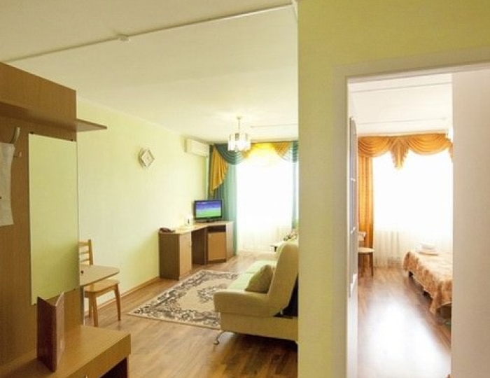 1-мест.(разм. в 2-мест.) 2-комн. семейный-плюс, корп. 1 - Санаторий «Юрмино» Саки