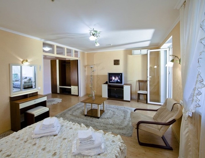 1-мест.(разм. в 2-мест.) 2-комн. апартаменты, корп. 2 - Санаторий «Юрмино» Саки